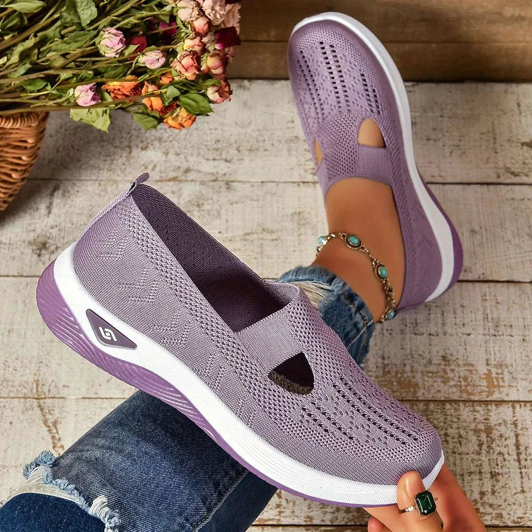 Women's Ultra Comfort Orthopedic Flats Light Purple