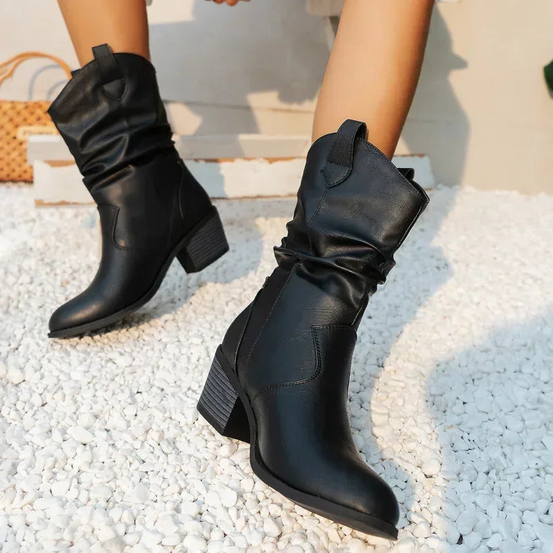 Women's Urban Chic Slouch Boots-MODAUTLET