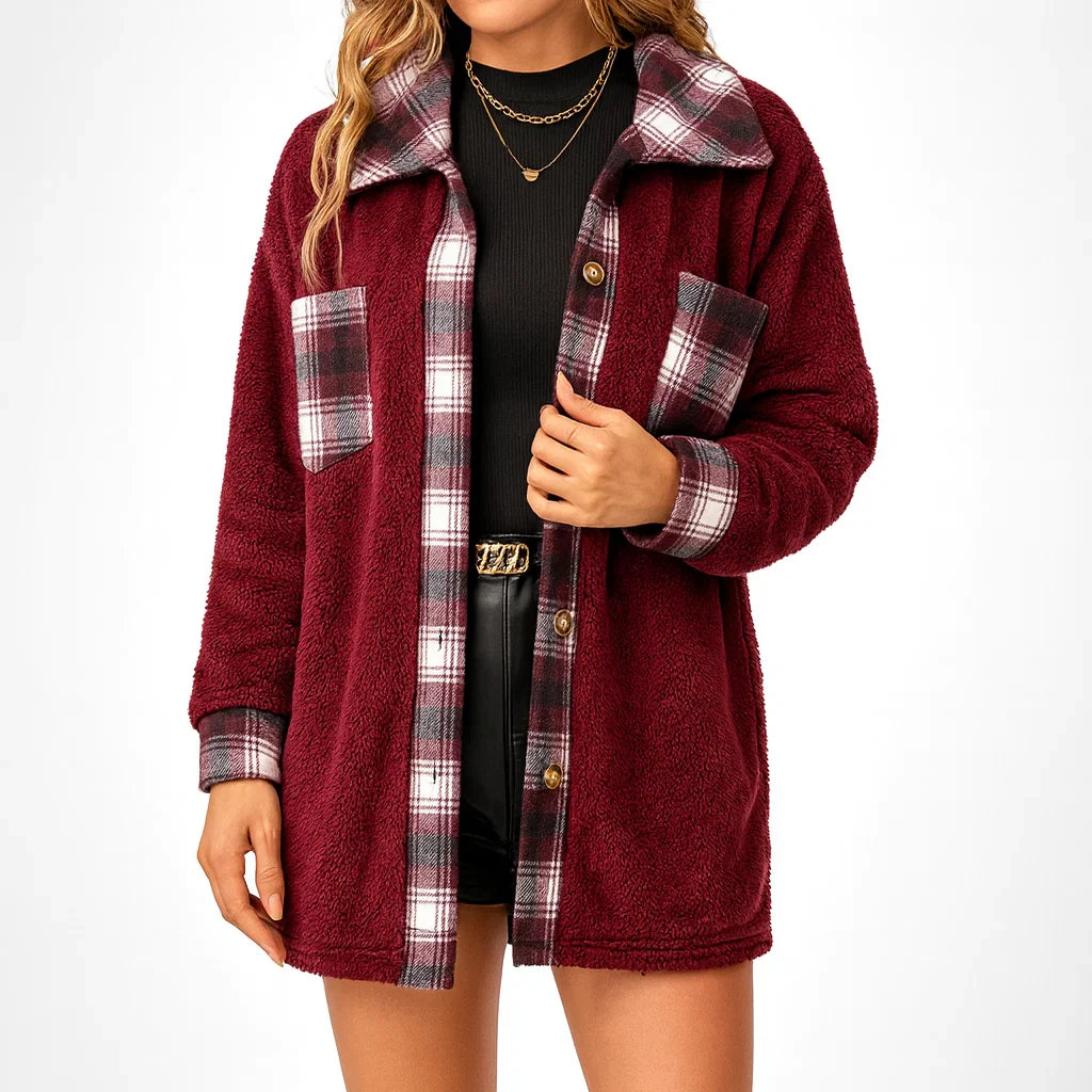 Women's Velvet Coat – Luxurious Comfort and Style.