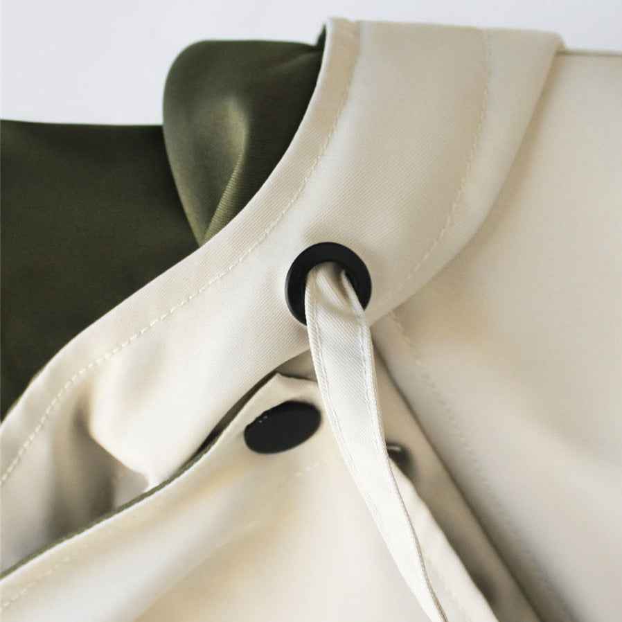 Womens Windproof Trench Coat Water Repellent Lightweight