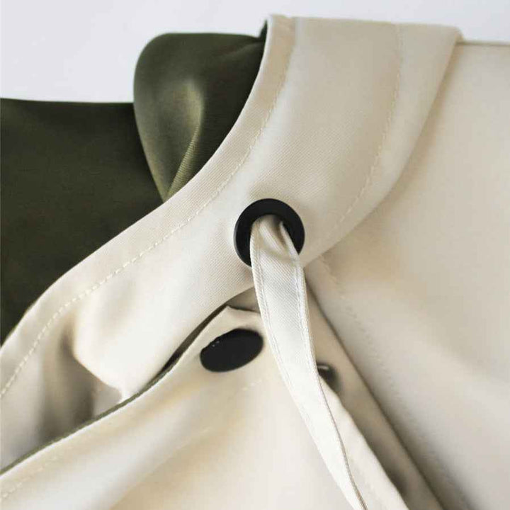 Womens Windproof Trench Coat Water Repellent Lightweight
