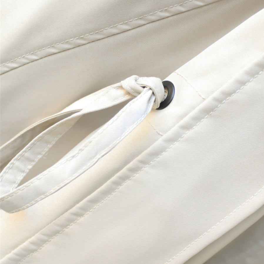 Womens Windproof Trench Coat Water Repellent Lightweight