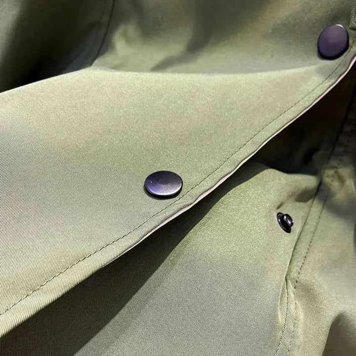 Womens Windproof Trench Coat Water Repellent Lightweight