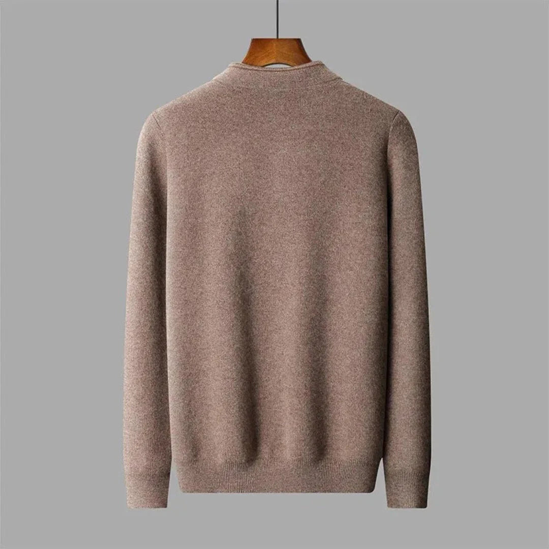 Wool Polo Sweater for Men