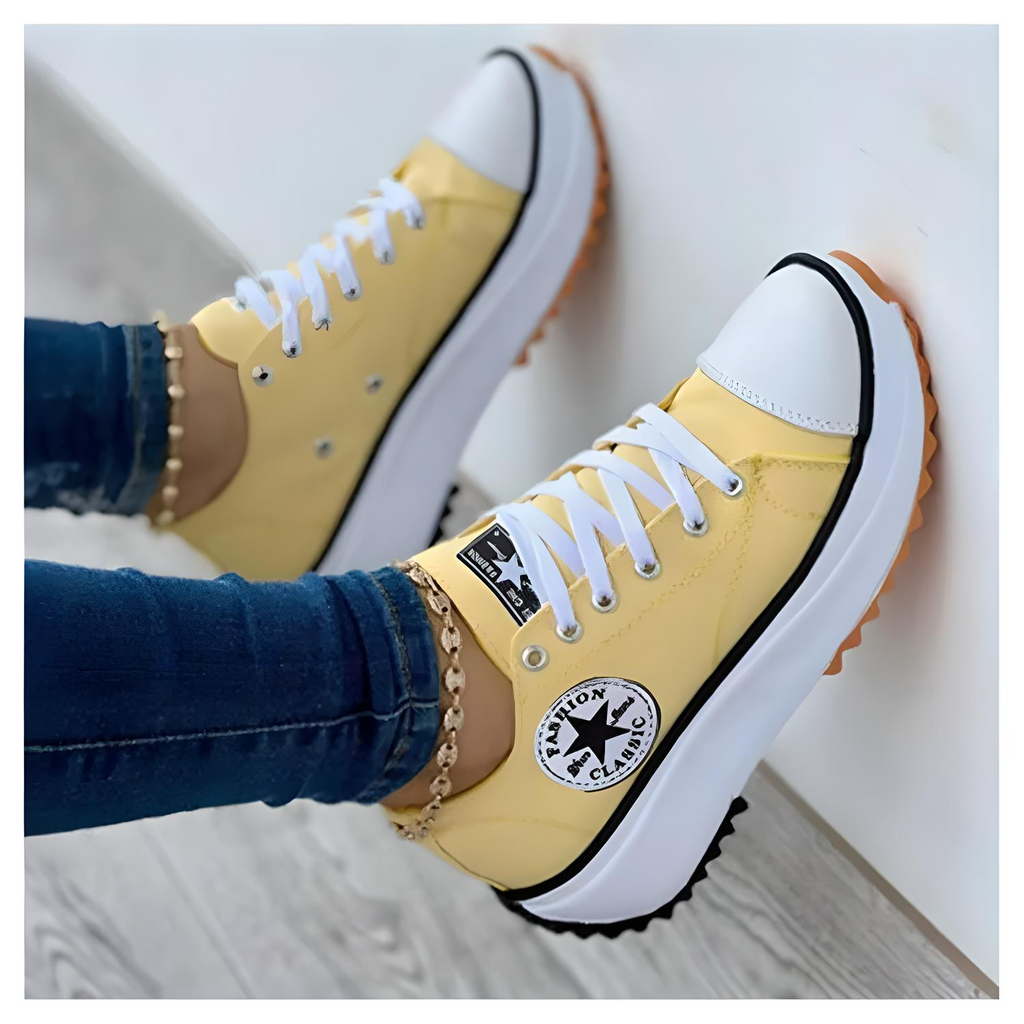 Women's Modern Orthopedic Sneakers for Ultimate Comfort Yellow