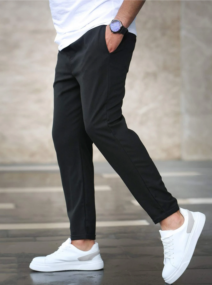 Pantaloni da jogging uomo slim fit con coulisse regolabile