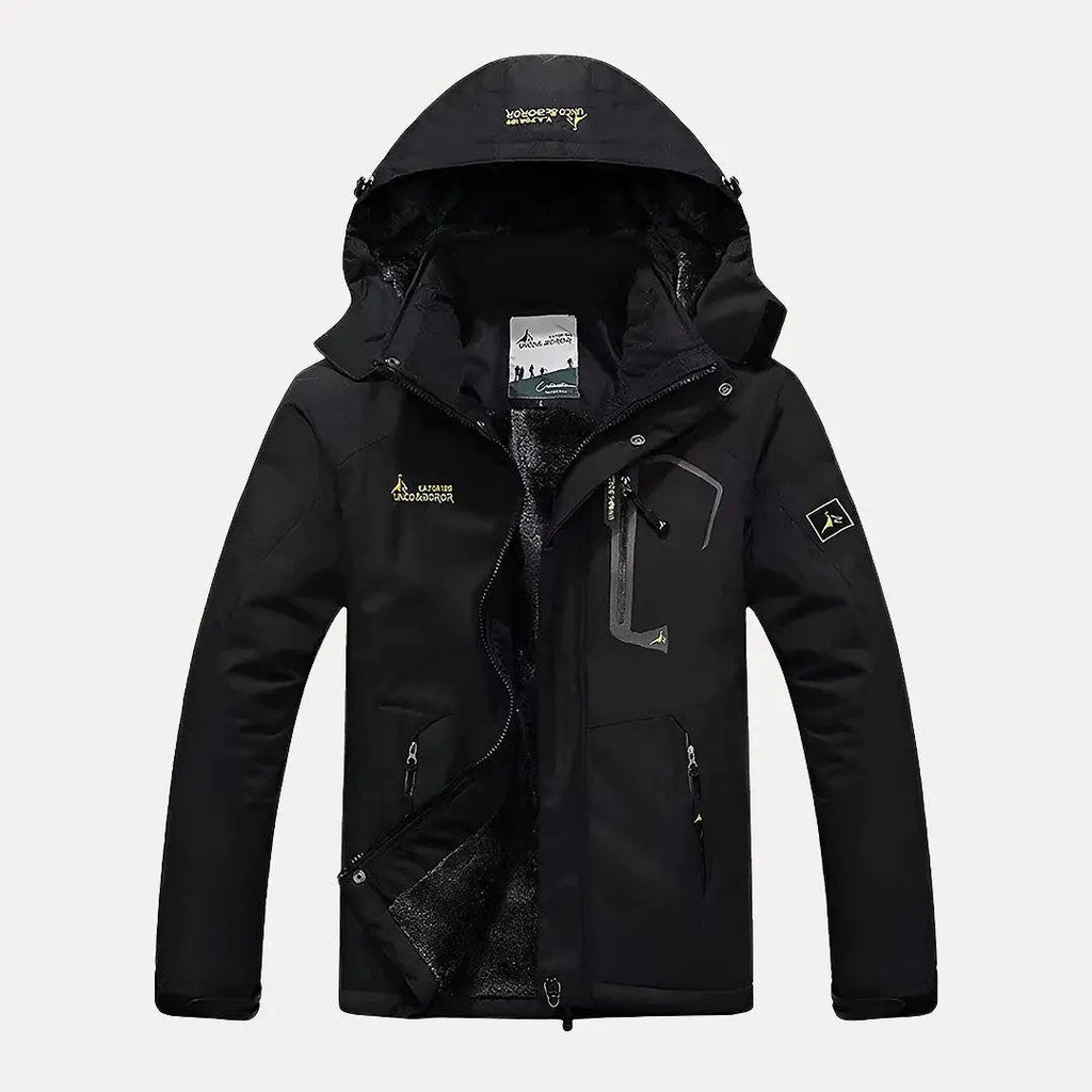 Men's Winter Hooded Jacket Black