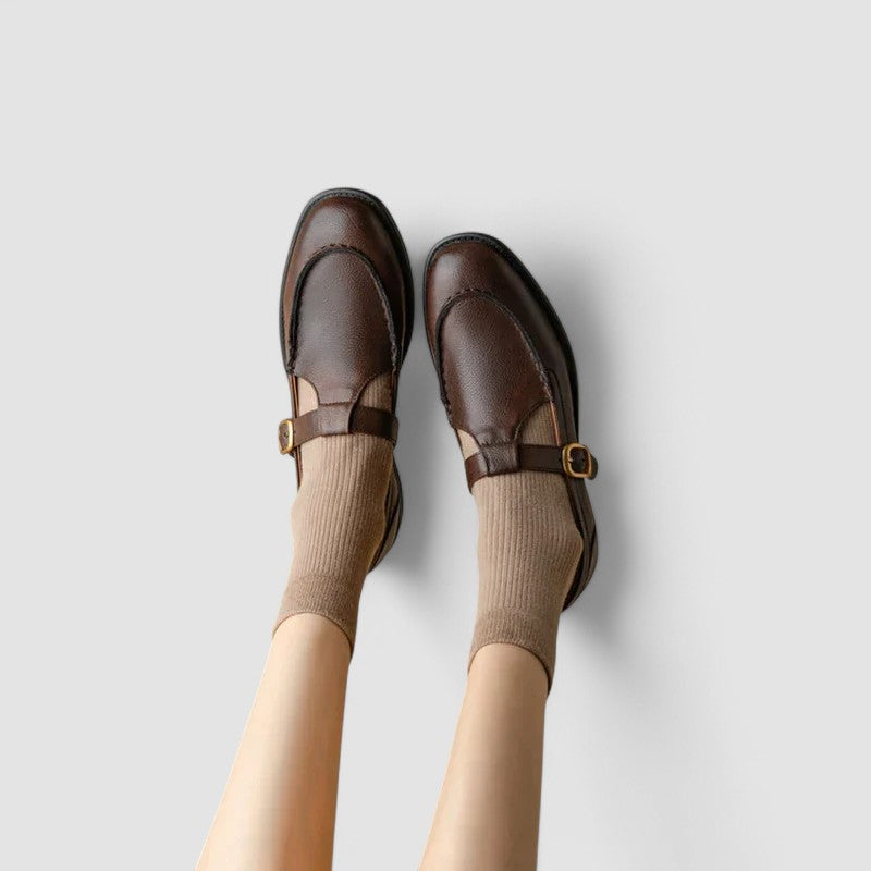 Zhelynne | Women's Orthopedic Square-Toe Mary Jane Shoes-MODAUTLET