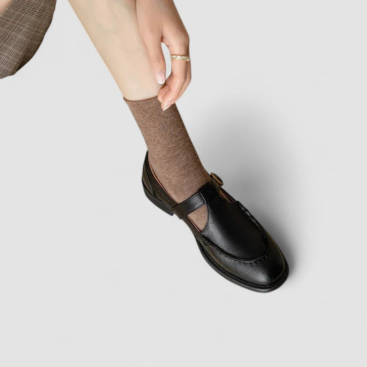 Zhelynne | Women's Orthopedic Square-Toe Mary Jane Shoes-MODAUTLET