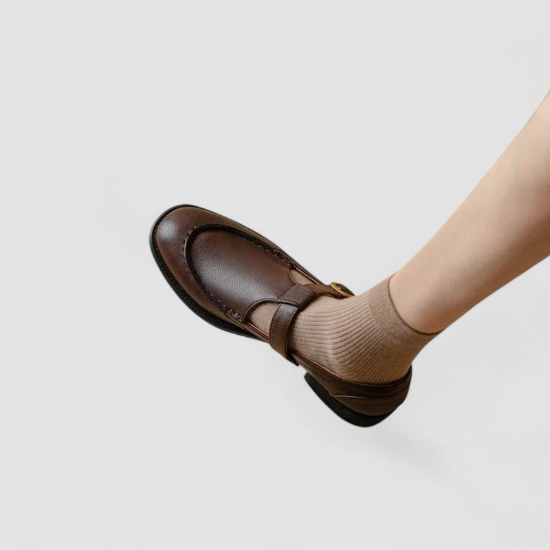 Zhelynne | Women's Orthopedic Square-Toe Mary Jane Shoes-MODAUTLET
