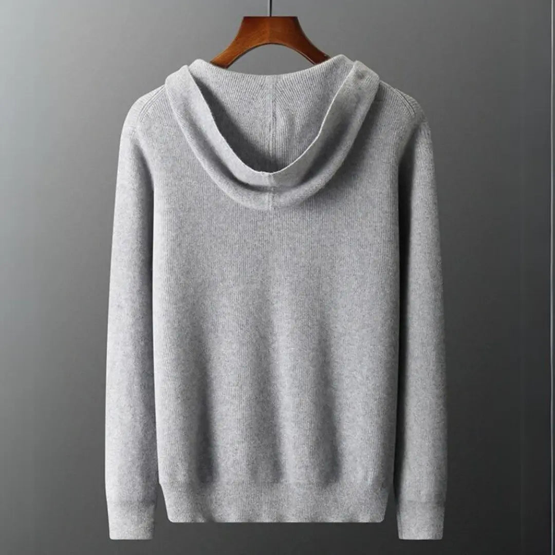 Zip Cashmere Cardigan