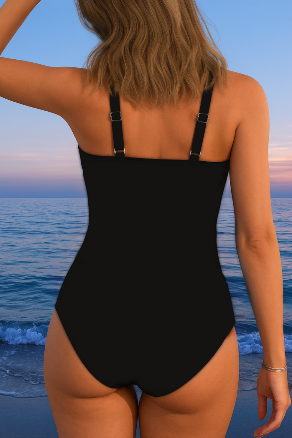 Women's Tummy Control Printed Swimsuit-MODAUTLET