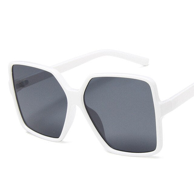 Trendy Women's Sunglasses – Stylish UV Protection White