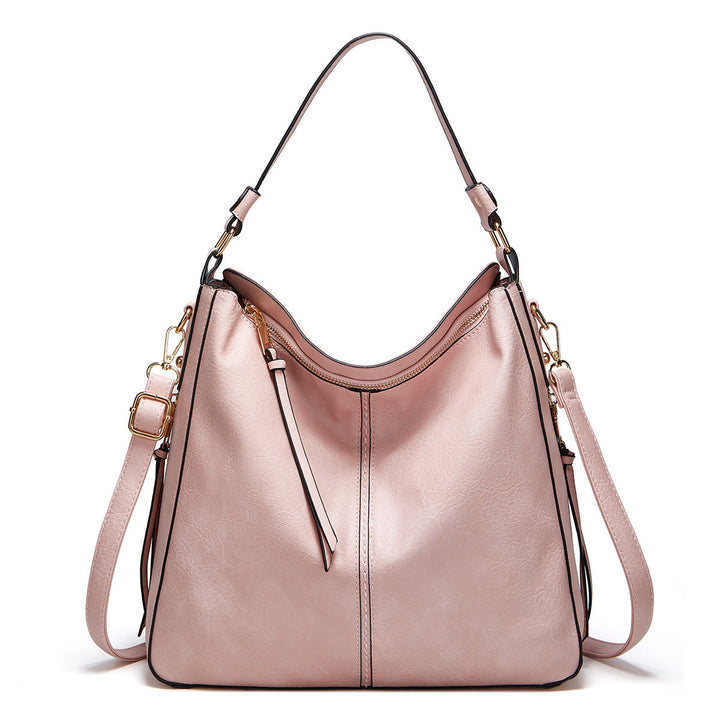Zipper Bucket Messenger Bag-MODAUTLET