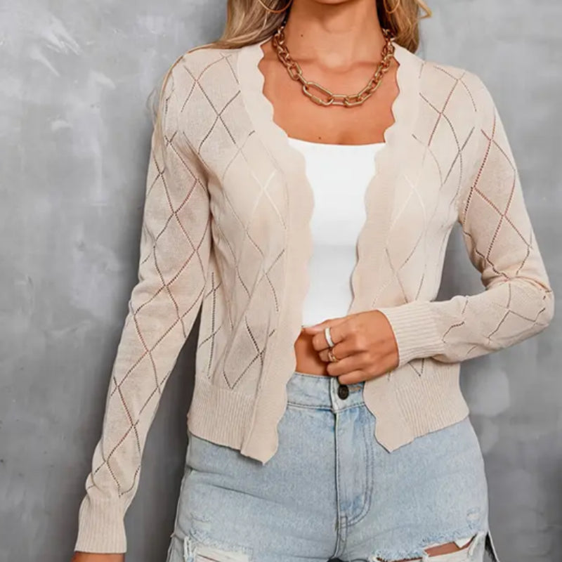 Cold-Weather Women's Cardigan Top