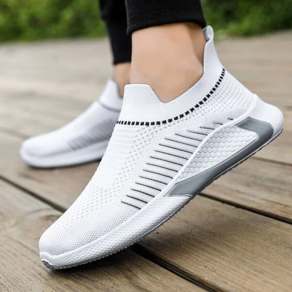 Men's Comfortable Orthopedic Arch Support Shoes White