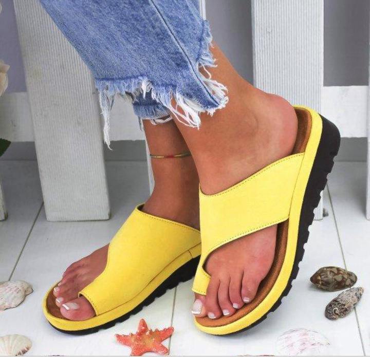 Women's Sunny Summer Sandals Yellow