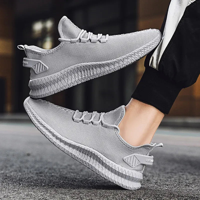 Men's Breathable Flyknit Orthopedic Shoes-MODAUTLET