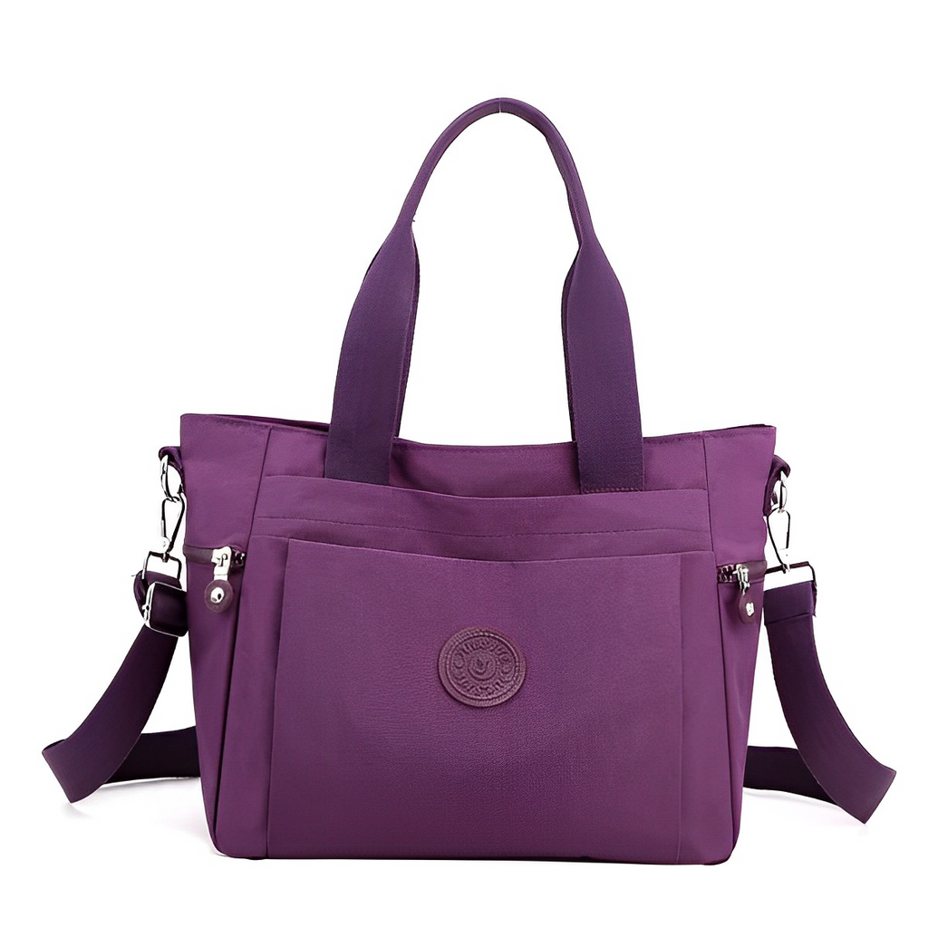 Elegant Quilted Shoulder Bag For Women With Practical Style Purple