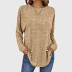 Women's Sleek Minimalist Top Khaki