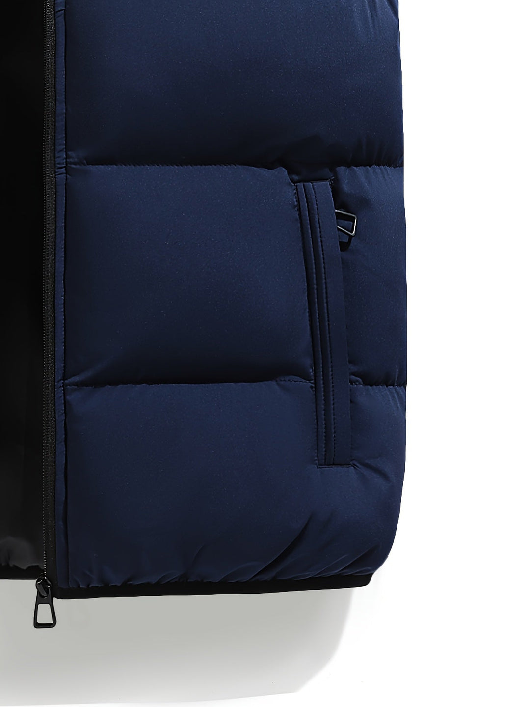 Colete acolchoado com capuz para homem