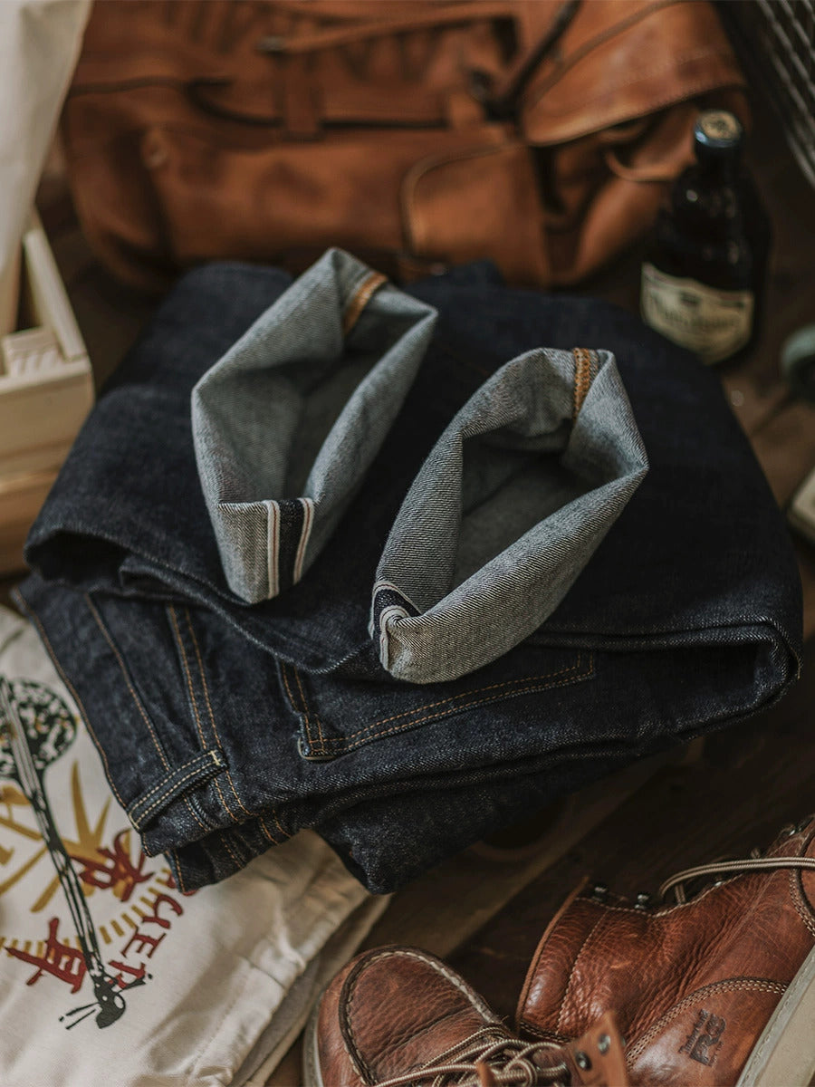 Men's 14oz Indigo Selvedge Denim Jeans
