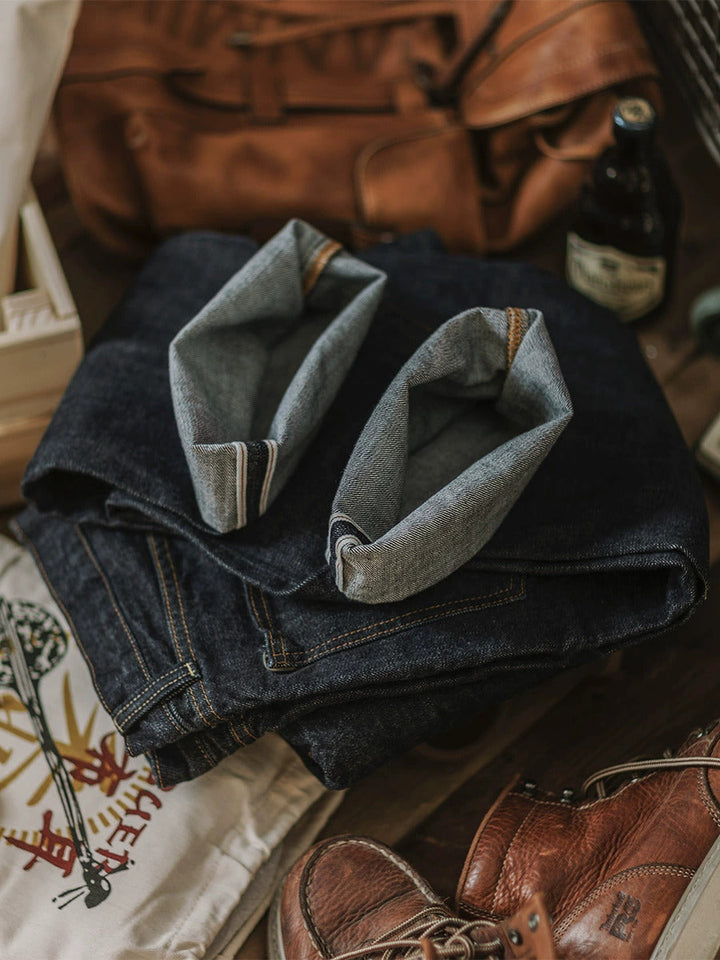 Men's 14oz Indigo Selvedge Denim Jeans