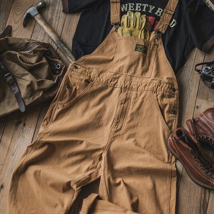 Men's Duck Chore Work Overalls
