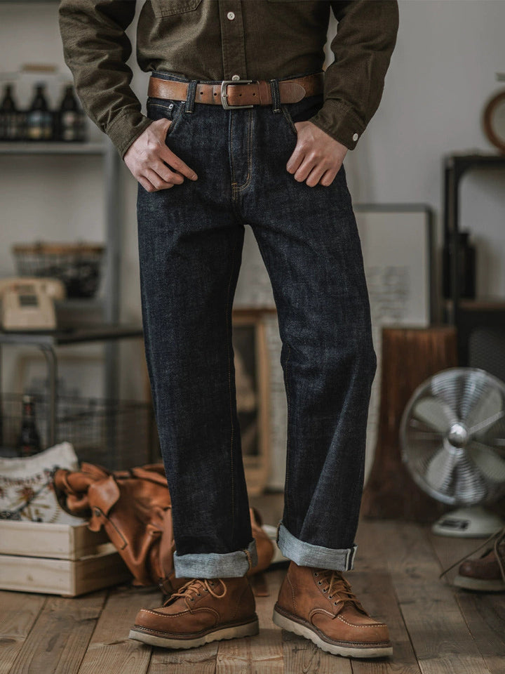 Men's 14oz Indigo Selvedge Denim Jeans