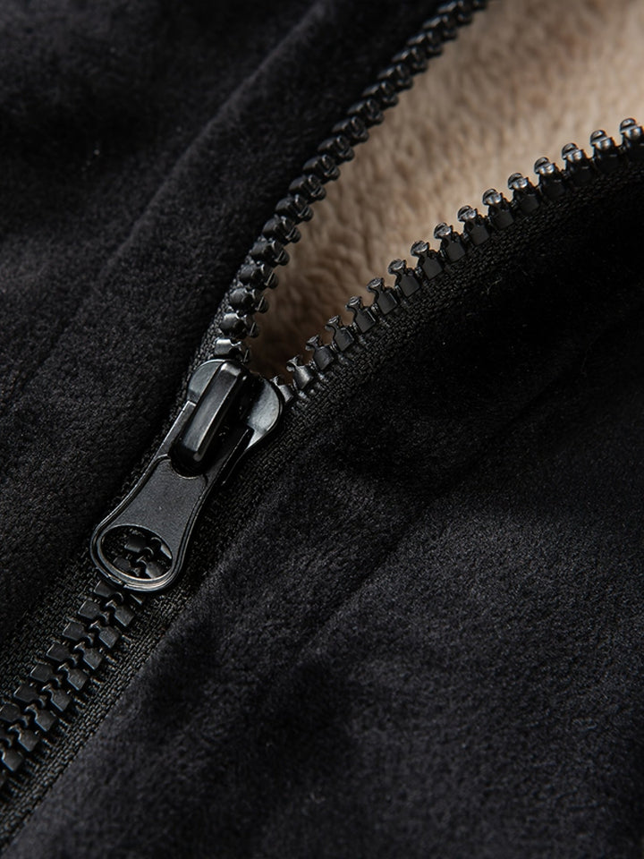 Chaleco sin mangas con forro acogedor para hombre
