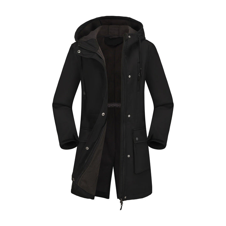 Women's Hooded Zip-Up Multi-Pocket Utility Jacket