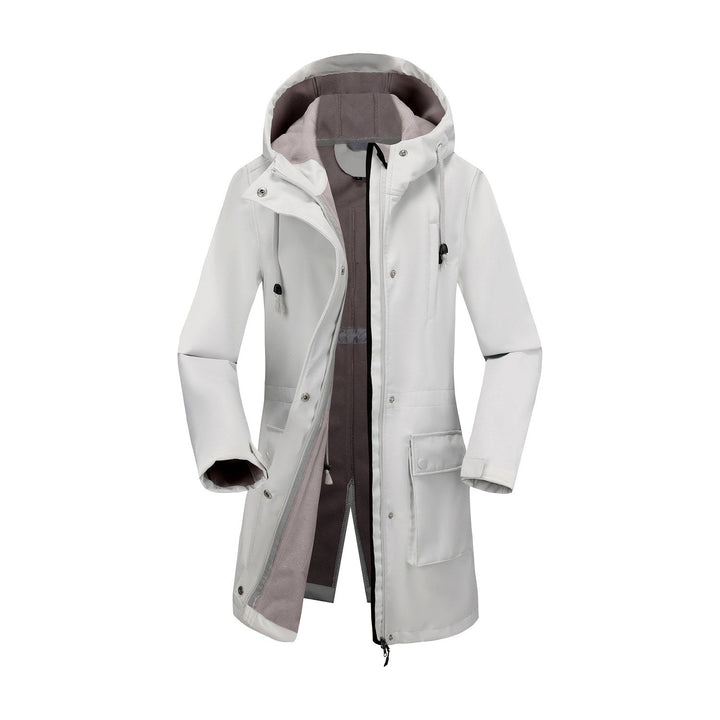 Women's Hooded Zip-Up Multi-Pocket Utility Jacket