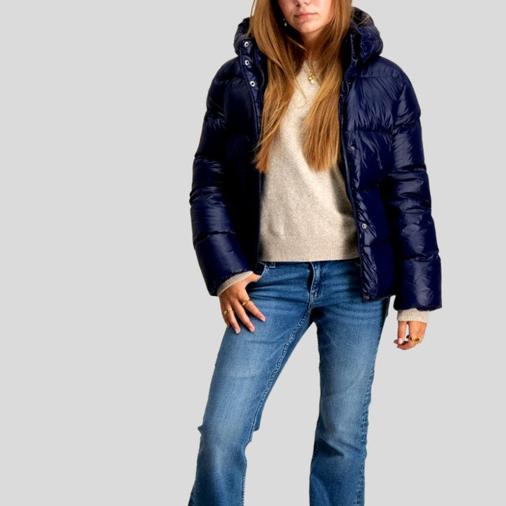 Women's Quilted Hooded Puffer Jacket