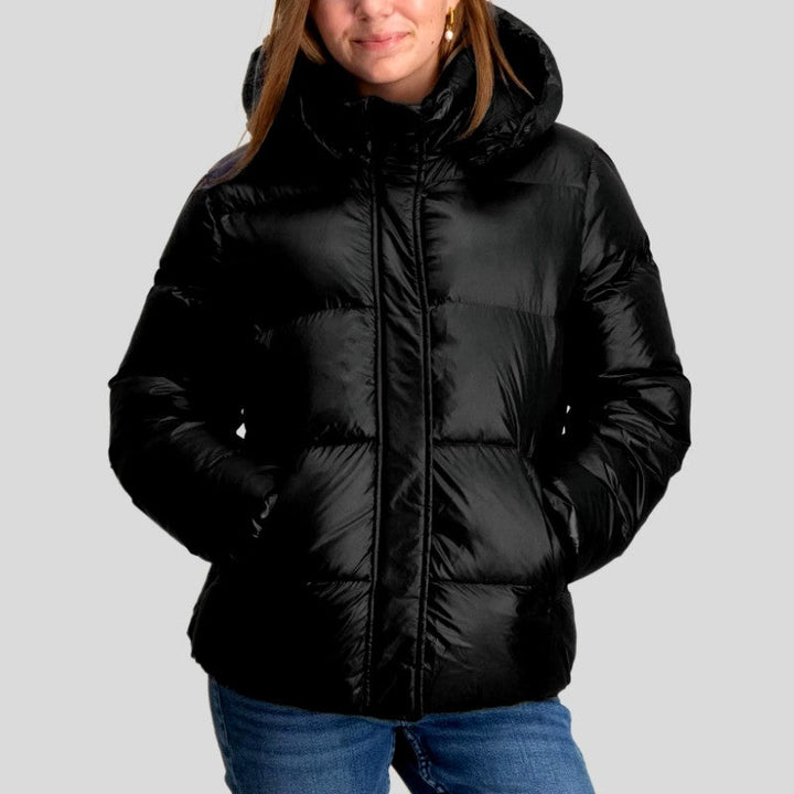 Women's Quilted Hooded Puffer Jacket