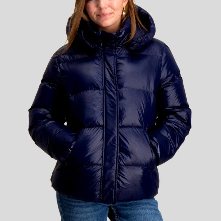 Women's Quilted Hooded Puffer Jacket