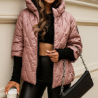 Women's Puffer Jacket – Ultimate Warmth and Comfort. Pink