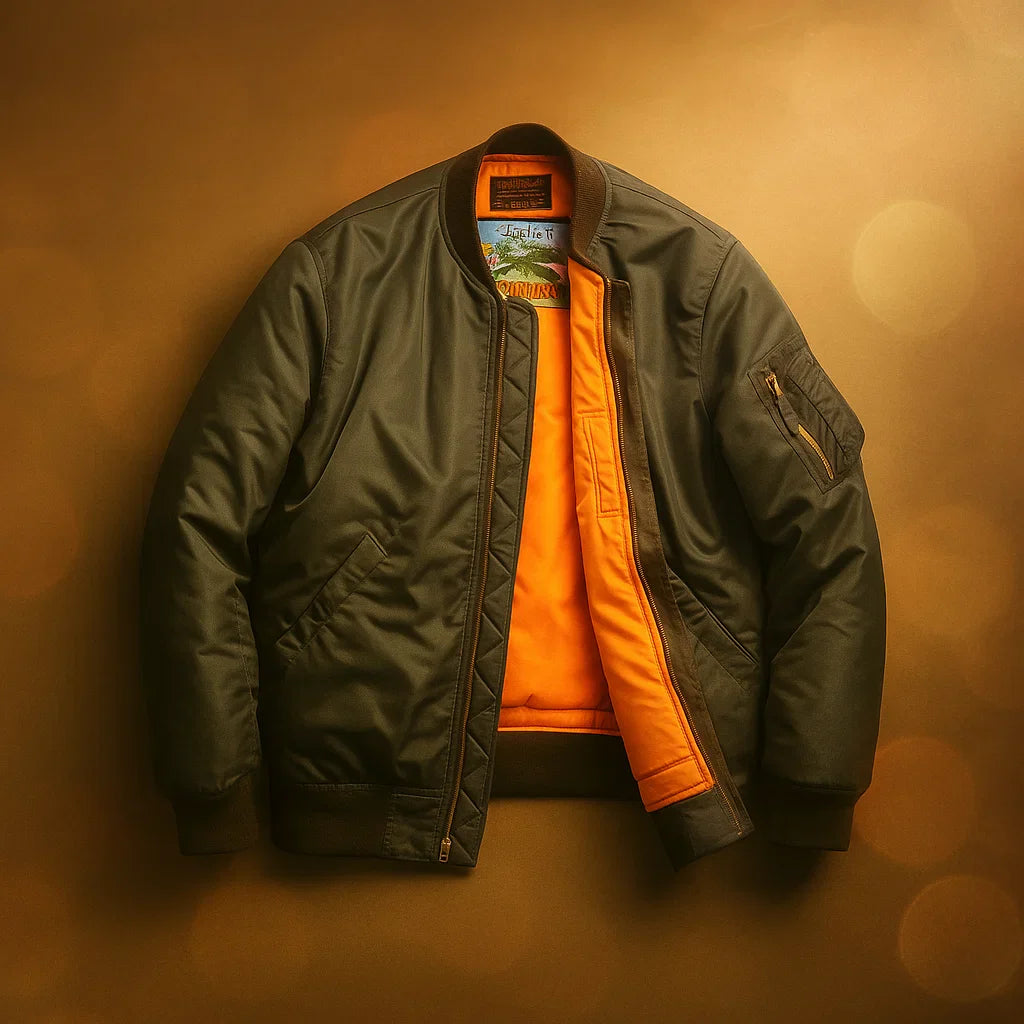 Men's Bomber Jacket – Stylish and Versatile Outerwear Green