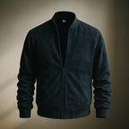 Men's Suede Jacket – Stylish and Comfortable Outerwear Blue