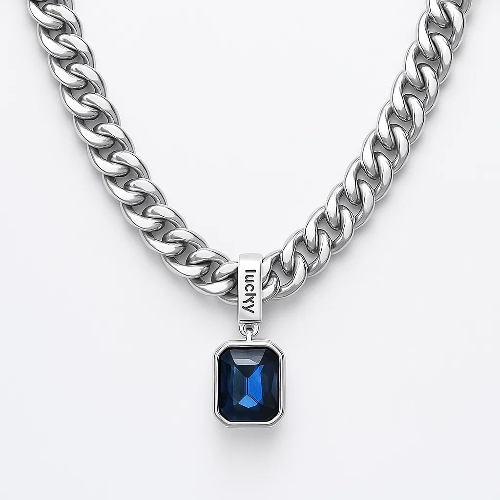 Elegant Gemstone Necklace for Timeless Style Blue