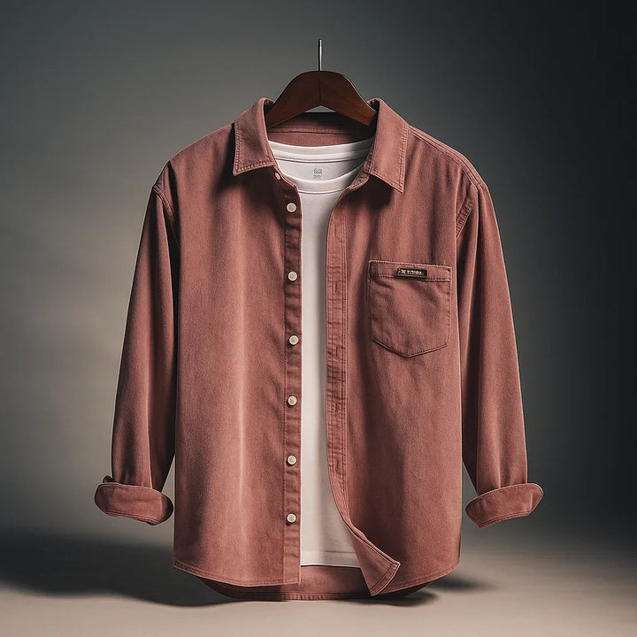 Men's Corduroy Shirt - Salerno Style-MODAUTLET