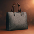 Premium Leather Handbag Grey1