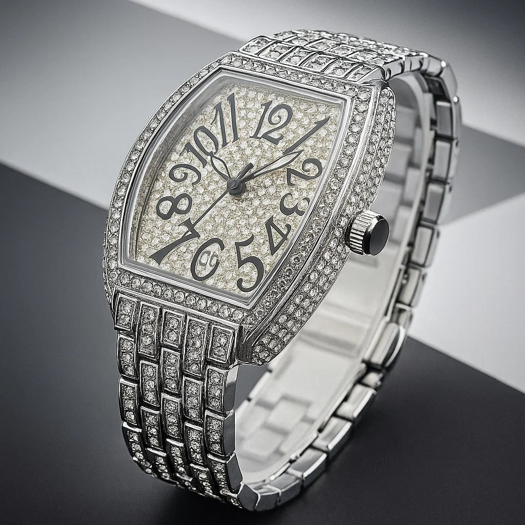 Elegant Verona Timepiece Silver