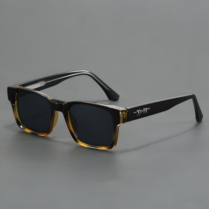 Ashcroft Men's Square Sunglasses with UV Protection and Comfort-MODAUTLET
