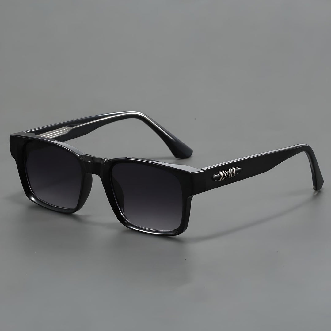 Ashcroft Men's Square Sunglasses with UV Protection and Comfort-MODAUTLET