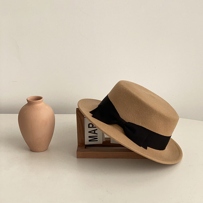 Japanese and Western Style Retro Flat-brimmed Cap