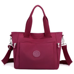 Elegant Quilted Shoulder Bag For Women With Practical Style Wine