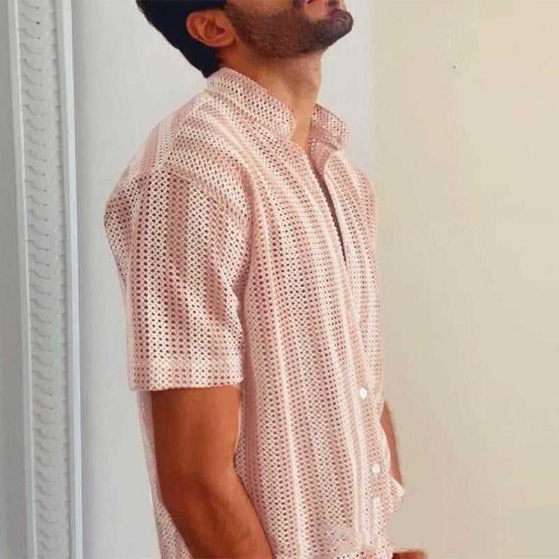 Summer Waffle-Cool Men’s Shirt