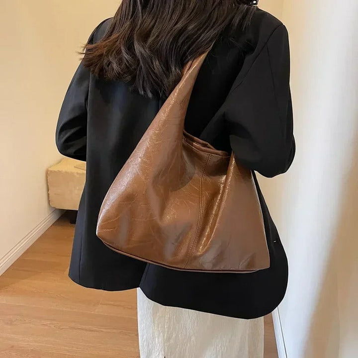 Yaya | Women's Distressed Leather Tote Bag