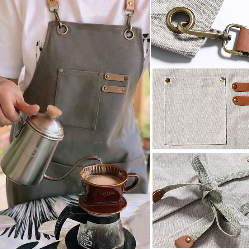 Men's Durable Stain-Resistant Canvas Work Apron