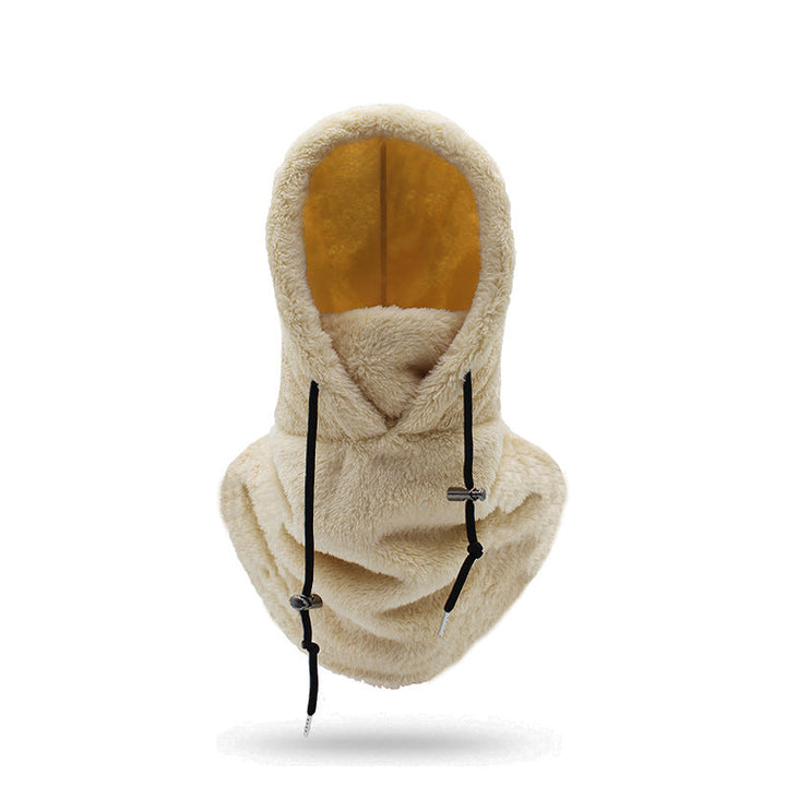 Windproof Winter Cycling Cap with Thick Scarf for Cold Protection